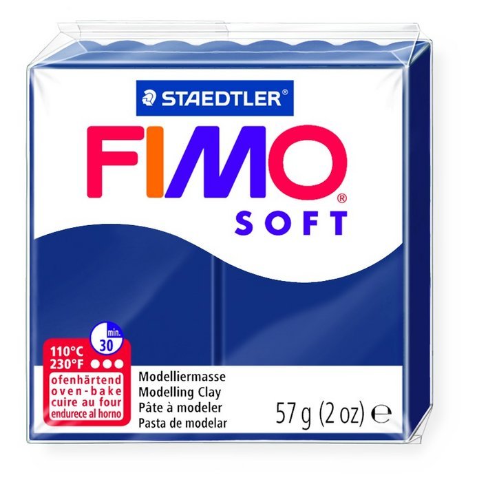 Pastilla 57 g Fimo Soft Azul Windsor