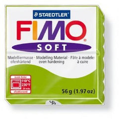 PASTILLA 57GRS FIMO SOFT VERDE MANZANA | 6 UNIDADES | (FIMO)