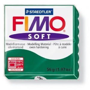 PASTILLA 57GRS FIMO SOFT ESMERALDA | 6 UNIDADES | (FIMO)