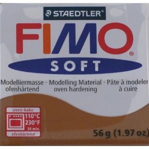 PASTILLA 57GRS FIMO SOFT CARAMELO | 6 UNIDADES | (FIMO)