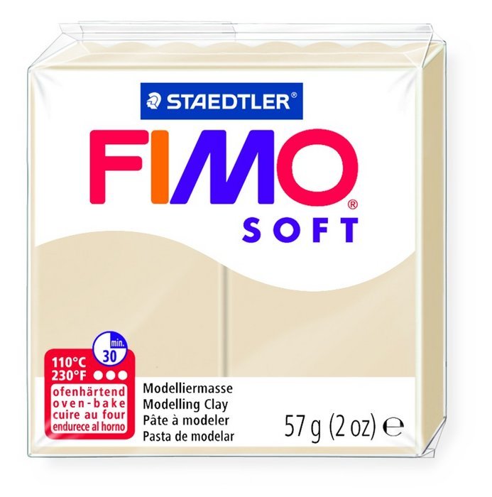 PASTILLA 57GRS FIMO SOFT SAHARA | 6 UNIDADES | (FIMO)