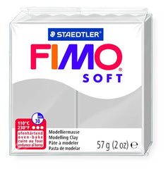 PASTILLA 57GRS FIMO SOFT GRIS DELFIN | 6 UNIDADES | (FIMO)