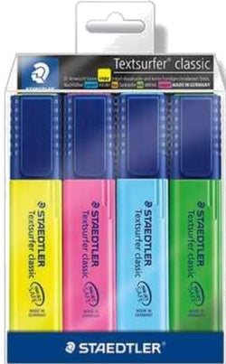 Rotuladores fluorescentes STAEDTLER con 4 colores surtidos Imagen principal del producto