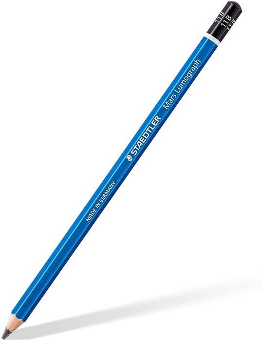 C/12 Lápiz de grafito Mars Lumograph 11B Staedtler Imagen principal del producto