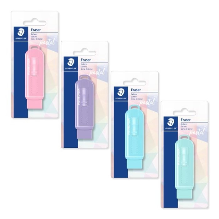 GOMA STAEDTLER 525 PVC FREE COLORES PASTELES | 8 UNIDADES | (STAEDTLER) Imagen principal del producto