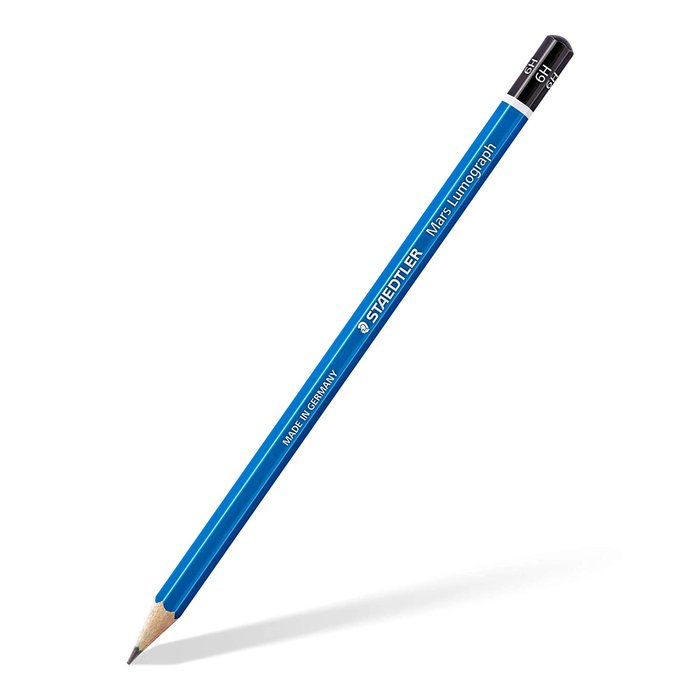 Lápiz de Grafito Mars Lumograph 100 6H, Pack 12 de STAEDTLER Imagen principal del producto