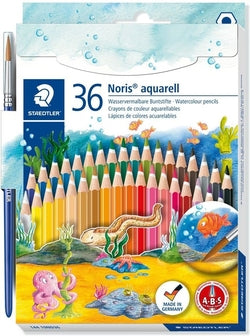 Lápices acuarelables Staedtler con pincel para artistas y escolares Imagen principal del producto