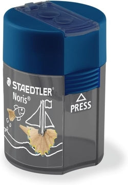 Afilalápices metálico doble STAEDTLER con depósito