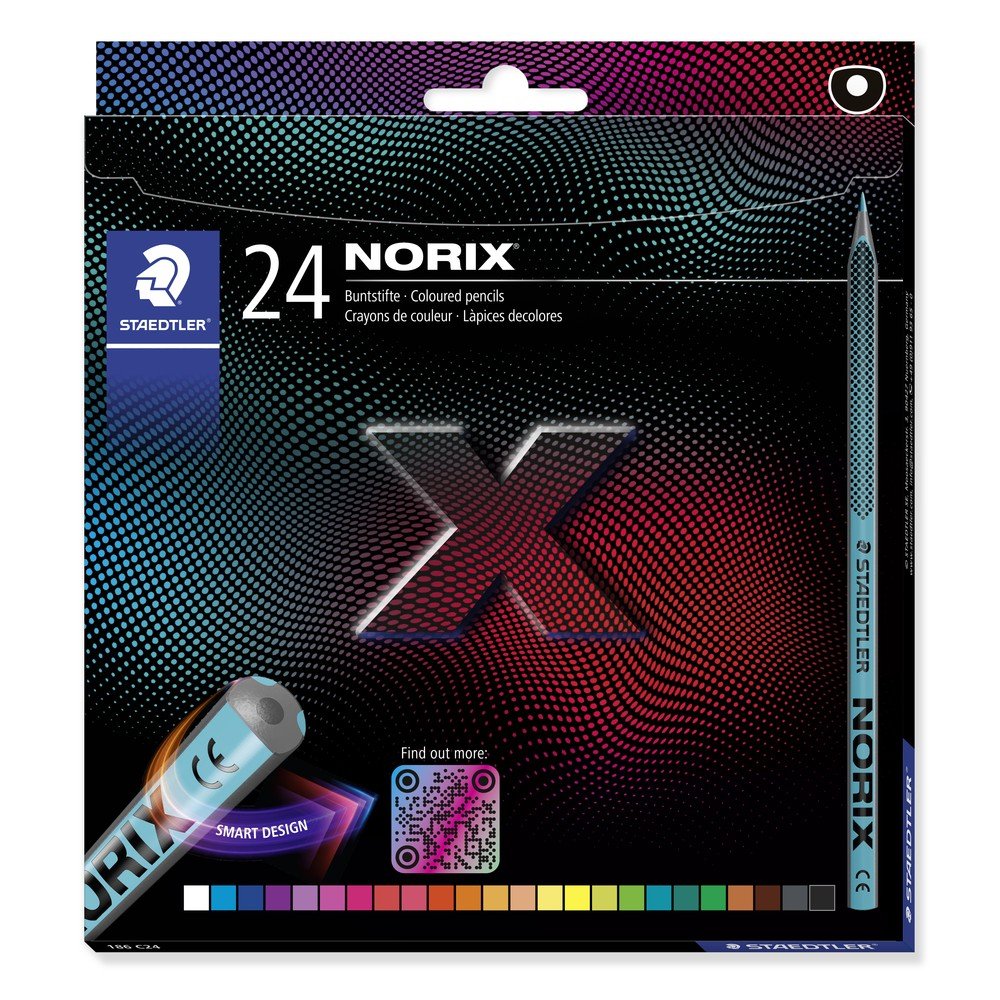 Lápiz Staedtler Norix 24 Colores Surtidos