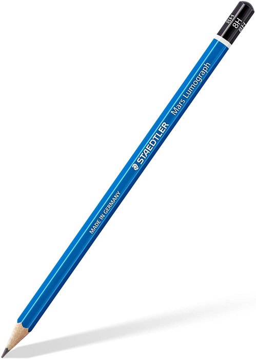 C/12 Lápiz de Grafito Mars Lumograph 100 8H STAEDTLER Imagen principal del producto