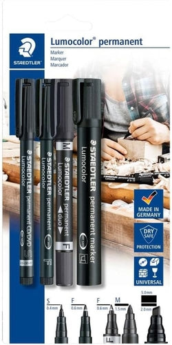 Rotuladores permanentes STAEDTLER pack 4 diferentes puntas Imagen principal del producto