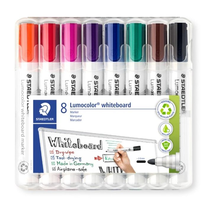 Rotulador Staedtler Lumocolor Whiteboard Marker 351 Estuche | Staedtler | Pack 1 Unidades Imagen principal del producto