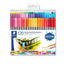 Estuche 120 rotuladores doble punta 3200 colores surtidos STAEDTLER