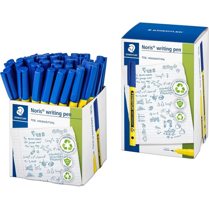 C/50 Rotulador Noris Writing Pen Color Azul STAEDTLER Imagen principal del producto
