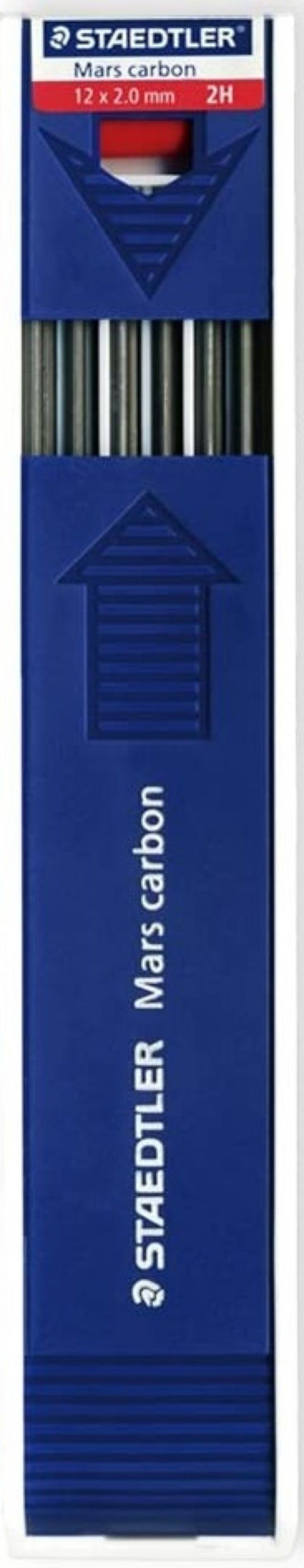 Estuche 12 Minas 2MM 2H Mars Carbon Staedtler Imagen principal del producto