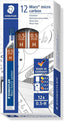 Minas 0,5 mm H Staedtler Pack 12 para dibujo y escritura