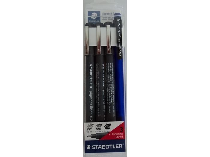 ROTULADOR CALIBRADO 308 BLISTER 02-04-08 + PORTAMINAS GRATI | 10 UNIDADES | (STAEDTLER) Imagen principal del producto