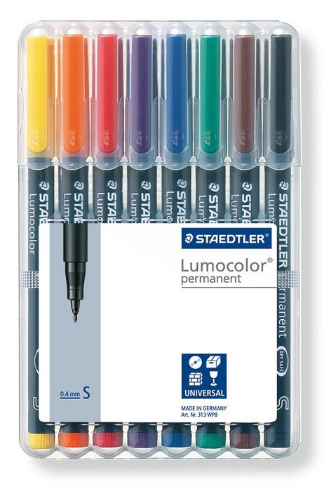 Rotulador Lumocolor 313 Wp8 Superfino B/8 Surtidos | Staedtler | Pack 1 Unidades Imagen principal del producto