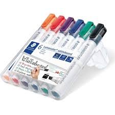 Rotulador Lumocolor 351Bwp6 B/6 Biselado Pizarra Blanca Sur | Staedtler | Pack 1 Unidades Imagen principal del producto