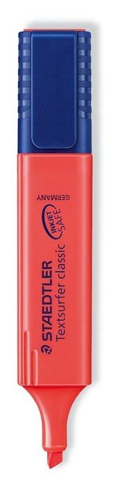 C/10 MARCADORES FLUORESCENTES ROJO TEXTSURFER 364-2