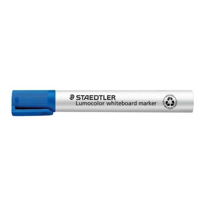 Rotulador Lumocolor 351-3 Azul Conico Pizarra Blanca | Staedtler | Pack 10 Unidades Imagen principal del producto