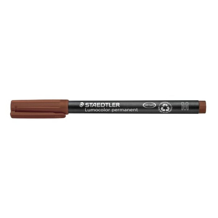 Rotulador Lumocolor 317 Medio Marron | Staedtler | Pack 10 Unidades Imagen principal del producto