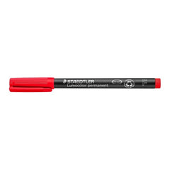 Rotulador Lumocolor 318 Fino Rojo | Staedtler | Pack 10 Unidades