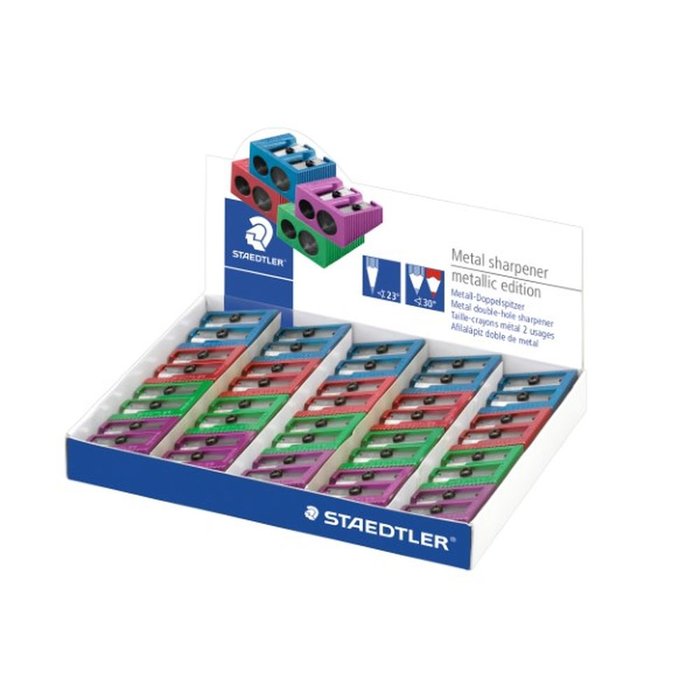 Afilalápices Staedtler C/20, 2 Usos, Metalico Imagen principal del producto