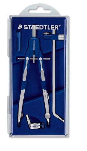 Estuche compas bigotera mars quickbow 552 con alargadera