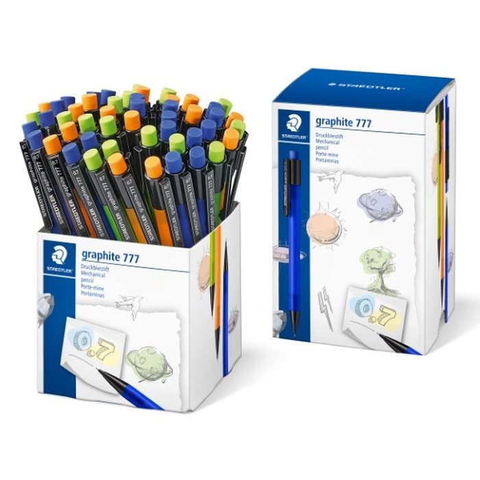 Exp 50 Portaminas Graphite 777 0,7 mm Colores Surtidos Marca Staedtler Imagen principal del producto