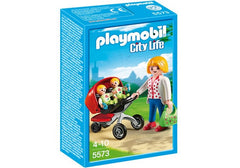 PLAYMOBIL MAMA CON CARRITO DE GEMELOS 5573 | PLAYMOBIL, S,A, | 1 UNIDAD | 4008789055736