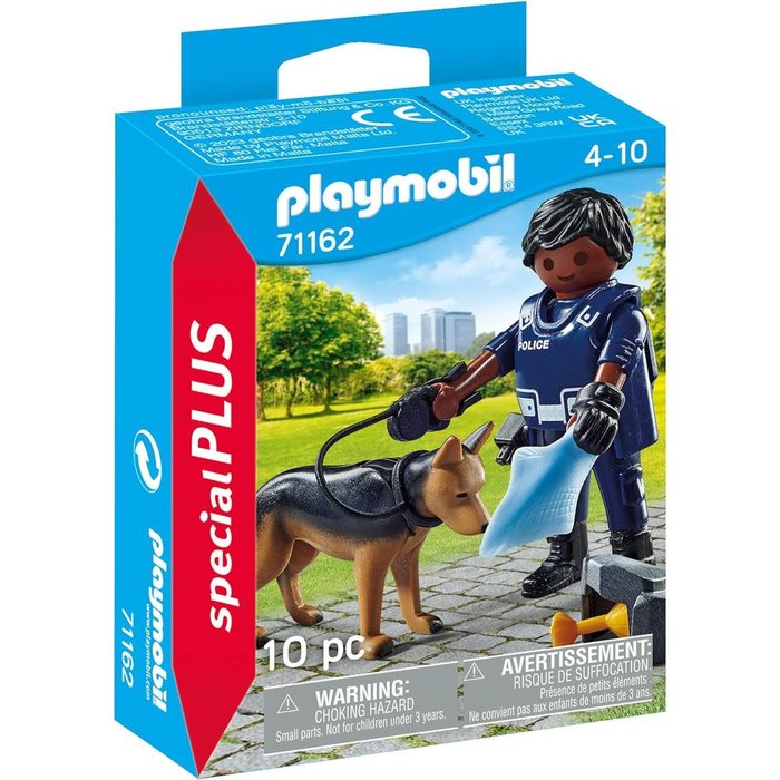 PLAYMOBIL POLICIA CON PERRO | PLAYMOBIL, S,A, | 1 UNIDAD | 4008789711625 Imagen principal del producto