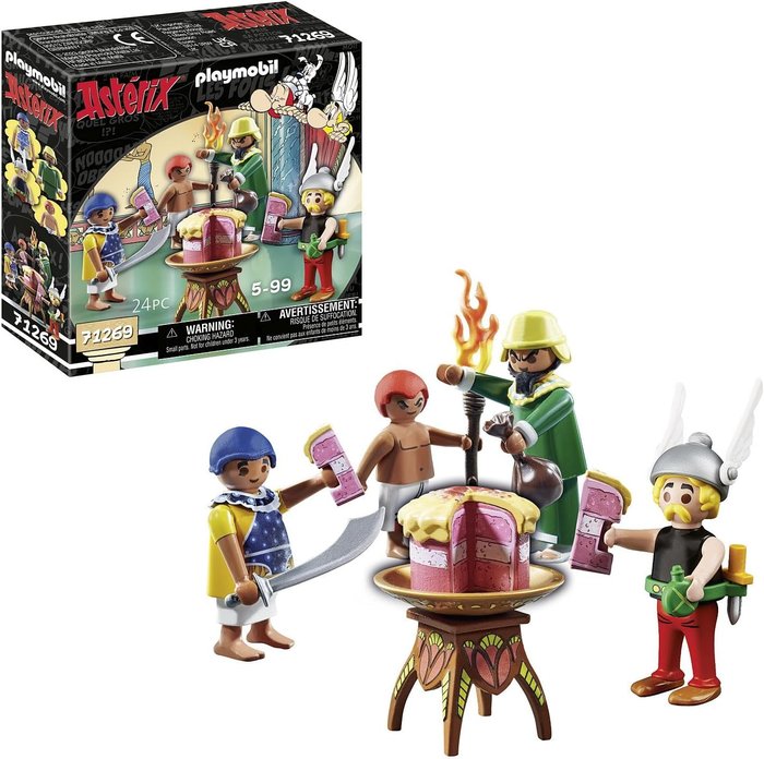 Asterix Paletabis y la Tarta Envenenada Playmobil Juego Educativo