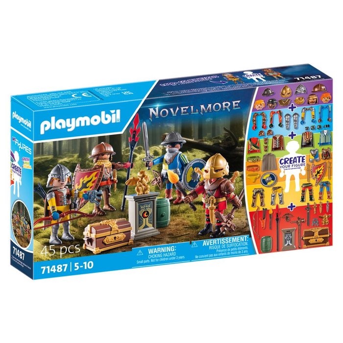 PLAYMOBIL MY FIGURES: CABALLEROS DE NOVELMORE | PLAYMOBIL, S,A, | 1 UNIDAD | 4008789714879