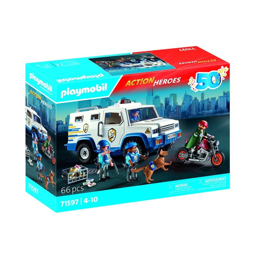 Transportador de Dinero Playmobil marca Playmobil S.A. juguete multicolor Imagen principal del producto