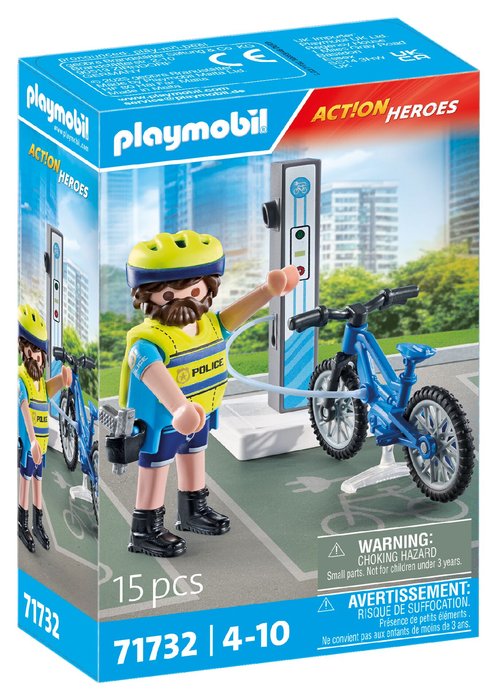 PATRULLA EN BICICLETA | PLAYMOBIL, S,A, | 1 UNIDAD | 4008789717320