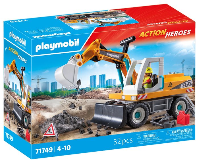 Excavadora Grande Playmobil S.A. Juguete de construcción