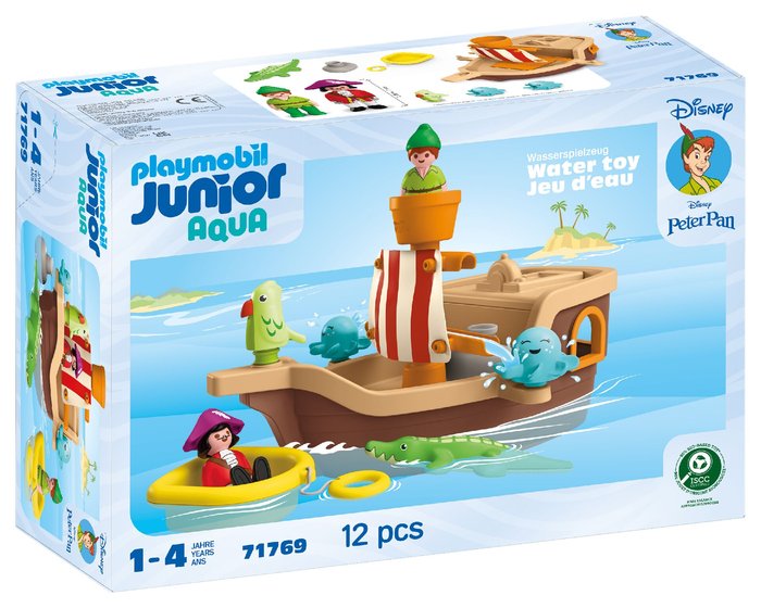 JUNIOR & DISNEY: EL BARCO PIRATA DE PETER PAN | PLAYMOBIL, S,A, | 1 UNIDAD | 4008789717696