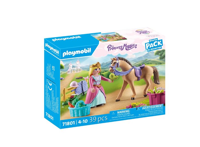 STARTER PACK PRINCESA CON CABALLO | PLAYMOBIL, S,A, | 1 UNIDAD | 4008789718013