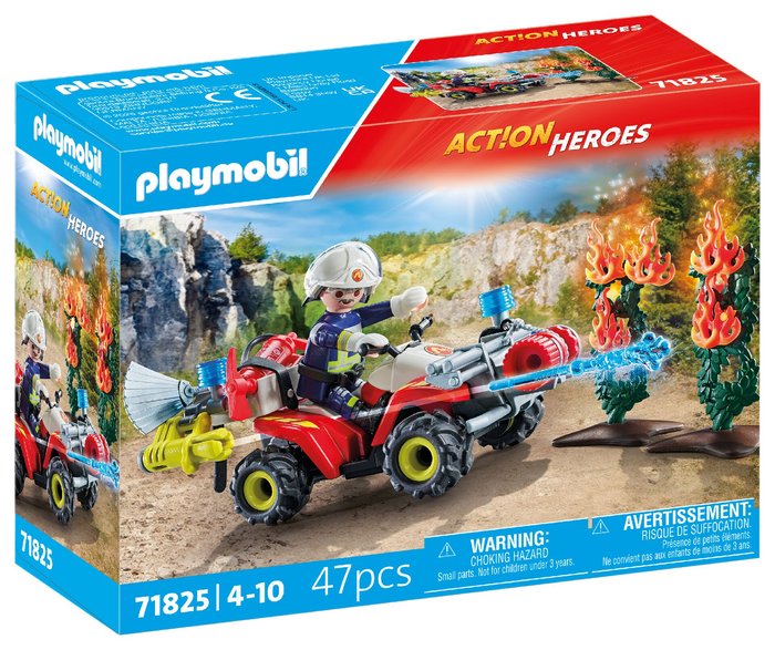 QUAD DE BOMBEROS | PLAYMOBIL, S,A, | 1 UNIDAD | 4008789718259