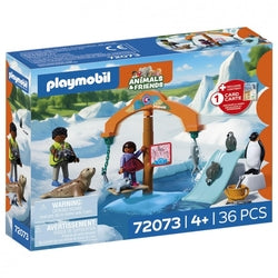 Juego educativo Zoo Expedición al Hielo Playmobil para niños