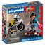 Playmobil persecución en moto juego de juguetes