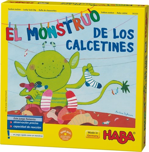 JUEGO HABA EL MONSTRUO DE LOS CALCETINES | HABA | 1 UNIDAD | 4010168221540 Imagen principal del producto