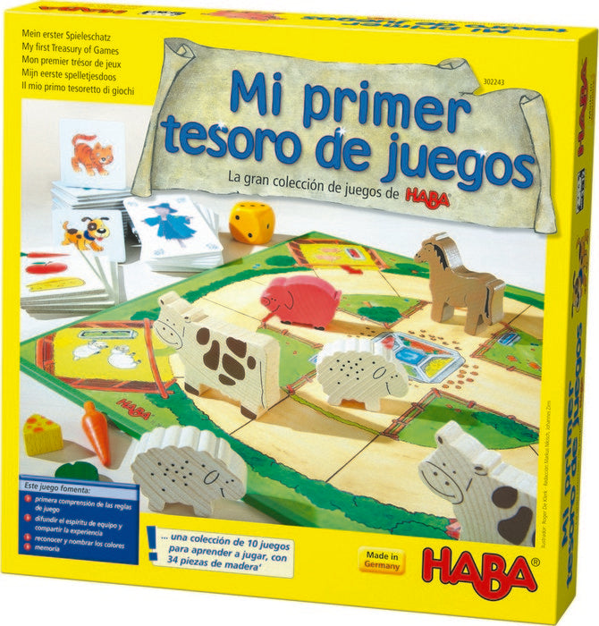 JUEGO HABA MI PRIMER TESORO DE JUEGOS | HABA | 1 UNIDAD | 4010168221663 Imagen principal del producto