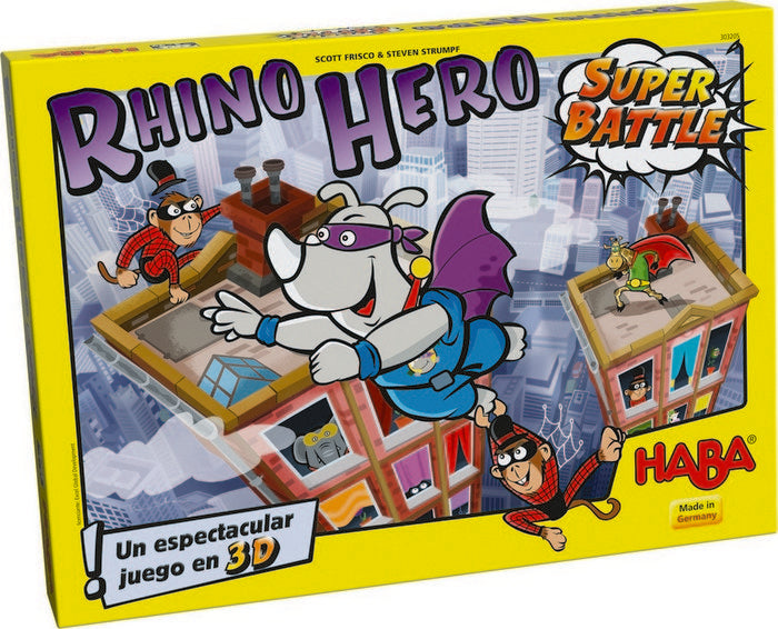 JUEGO HABA RHINO HERO-SUPER BATTLE | HABA | 1 UNIDAD | 4010168230146 Imagen principal del producto