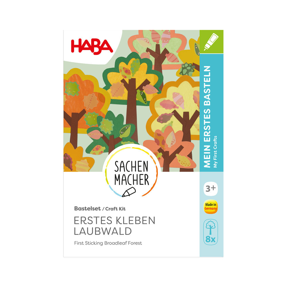Set Creativo Aprender a Pegar Bosque Otoñal HABA