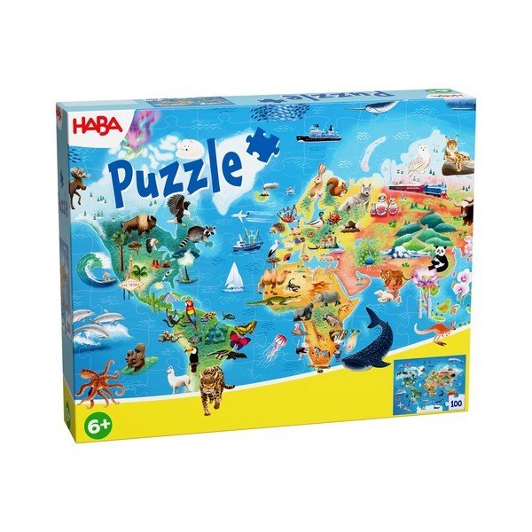 Juego Haba Puzzle Mapamundi Haba Imagen principal del producto