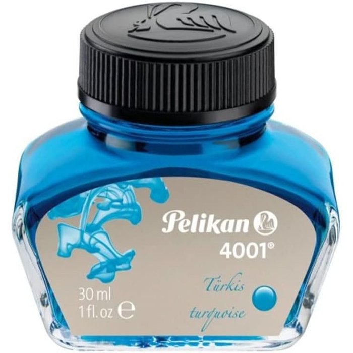 TINTERO PELIKAN 4001 30ML TURQUESA | 1 UNIDADES | (PELIKAN, S,A,)