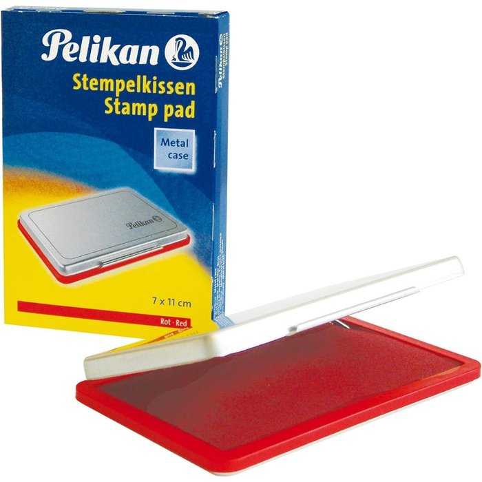Tampon Pelikan Nº 2 7x11 Rojo