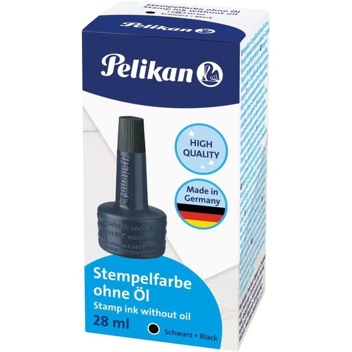 TINTA SELLAR PELIKAN 4K 28ML NEGRO | 1 UNIDADES | (PELIKAN, S,A,)